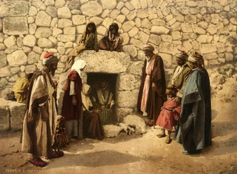 Tumba de Lázaro (al-Azariyya) en Betania, c.1880-1900